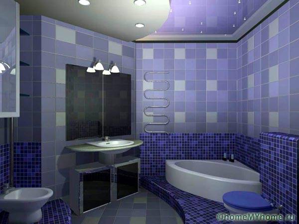 Плочки за баня, фото дизайн