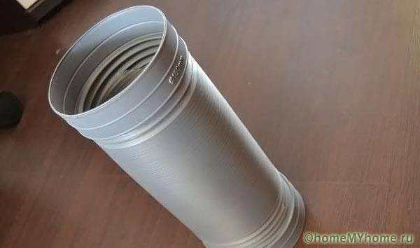 Пластмасова PVC гофрировка за вентилационна система