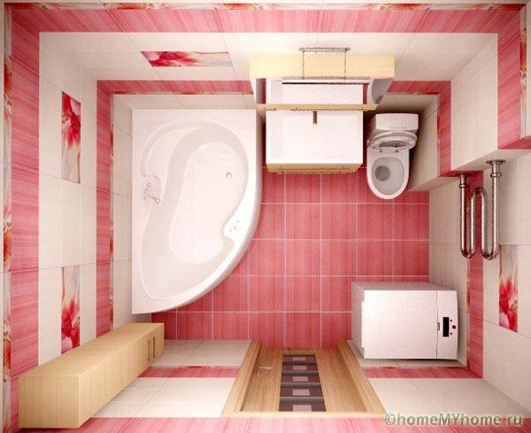 Снимка дизайн на плочки за баня