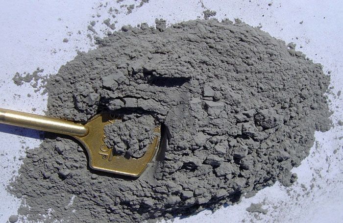 De qué está hecho el cemento: composición, tipos, materias primas