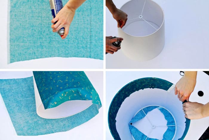 Diy Lampshade Creating A From, What Material Can You Use For A Lampshade